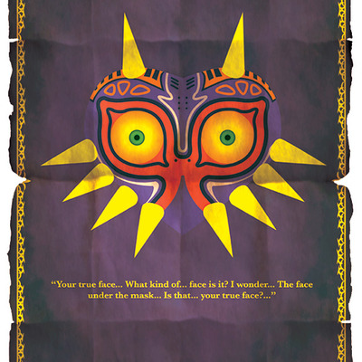 The legend of zelda - majora's mask poster