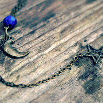 roxie. moon and star necklace