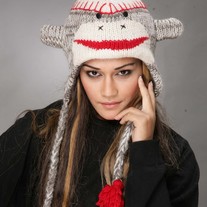 Red Sock Monkey Hat
