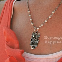 Pearls of Wisdom - Owl Necklace