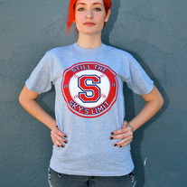 Baseball Logo Heather Gray