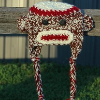 Sock Monkey Hat - Child