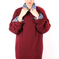 Knit sweater dress