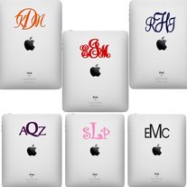 Monogram Ipad Vinyl Decal