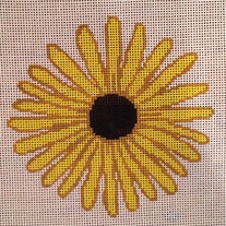 Black Eyed Susan on 18 mesh