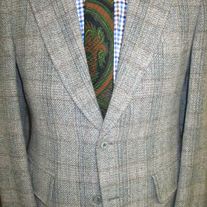 Oxford Ltd. Plaid Tweed Blazer - 40R