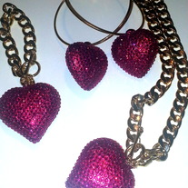 Bling Hearts - Various Colors