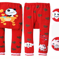 Panda Tub Red with Hearts Legging Pants in New Style 