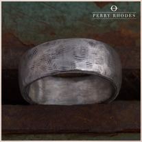 Filed Edge Silver Band (Matte)