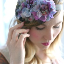 water lily ruffle headband