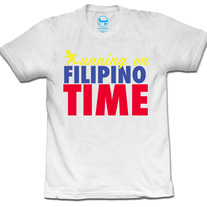Running/Filipino Time (White)