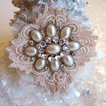 Vintage Lace Brooch