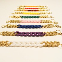 Chunky Chain Bracelet Pick a Color FREE SHIPPING