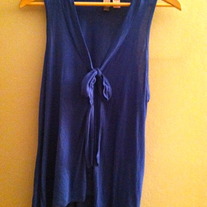 Love on a Hanger Button and Tie front top