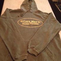 Dark Green / Gold Hooded Sweatshirt