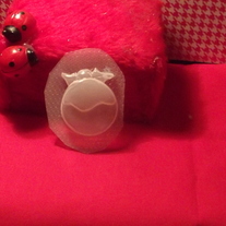 Pair mini xmas pud moulds