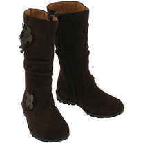 L'amour Brown Flower Boot