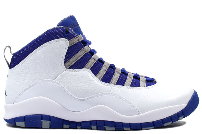 blue and white 10s jordans