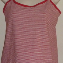 Red/White Stripe Cami-Motherhood Size Medium