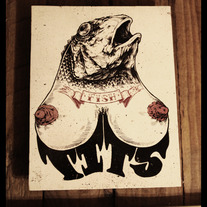 Fishtits Wood Transfers