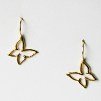Mini Butterfly Dangle - Silver or Gold