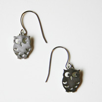 Owl Dangle - Silver or Gold