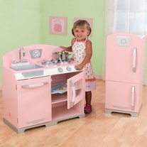 KidKraft Pink Retro w/ Fridge