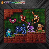 Megaman Woodman 8x10 PRINT ONLY