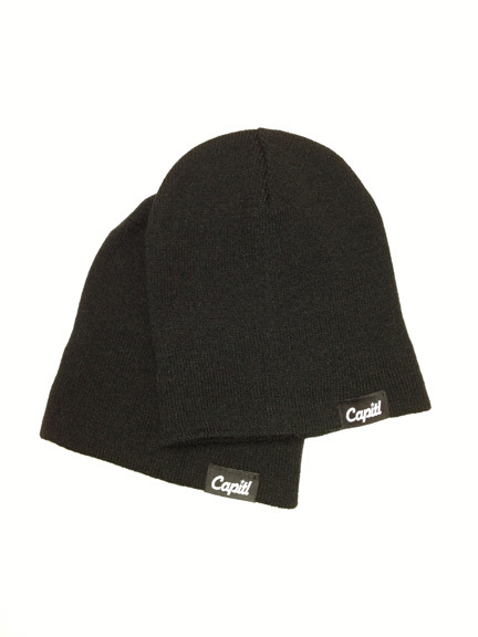 Black Slouch Beanie