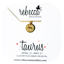 Zodiac Necklace - Taurus