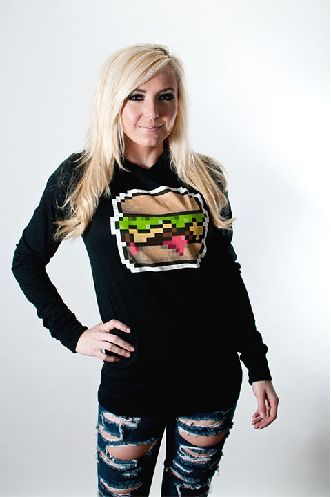 Pixel Burger Hoodie