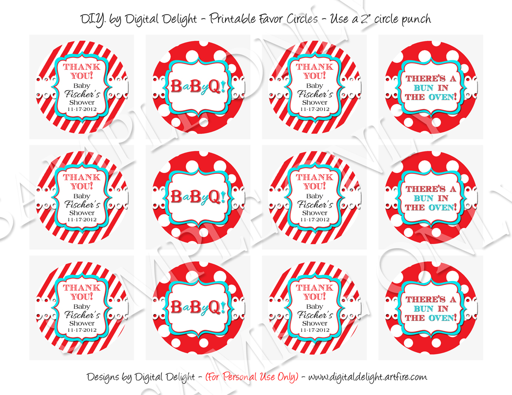 BBQ Baby Shower Favor Saying Tags 1050 x 811