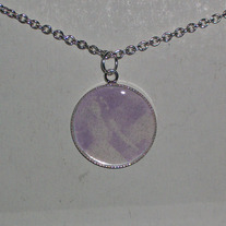 Purple Fairy Bezel Pendant
