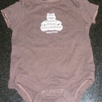 Brown Onesie with Bear-Baby Gap-Newborn Up to 3 Months