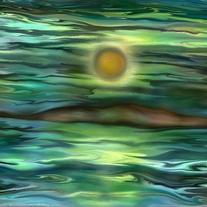 Desert island by rafi talby - Digital art