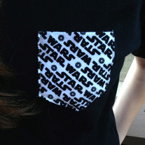 B&W Star Wars Pocket Punt T-Shirt