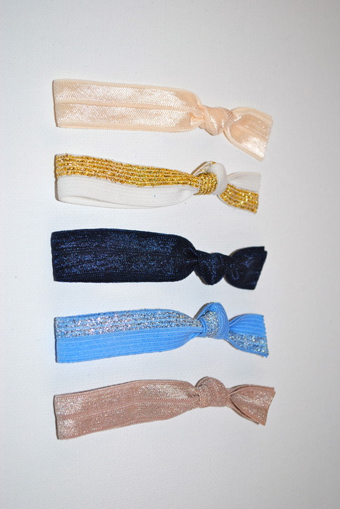 The Logan Set-5 No-Crease Elastic Hair Ties