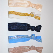 The Logan Set-5 No-Crease Elastic Hair Ties