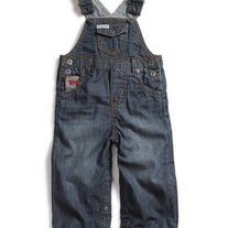 Baby Guess Boys Denim Overalls