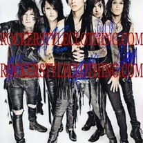 2013 ANDY SIX / SIXX BLACK VEIL BRIDES SIGNED PHOTO
