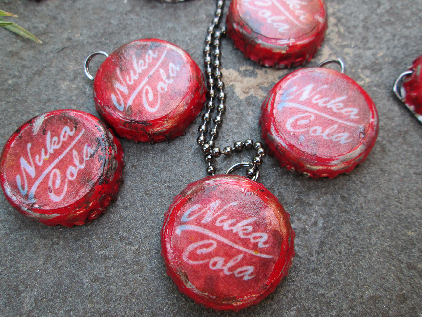 Nuka Cola Bottle Cap Charms on Storenvy