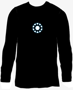 iron man led t shirt