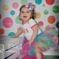 Little Sister T Shirt Onesie Tutu Skirt Set Outfit With FREE Headband