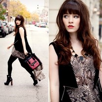 Python Print Asymmetrical Maxi Dress