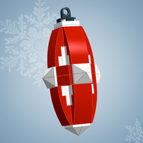 Red Diamond Ornament (Kit)