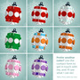 Green/Red Barrel Ornament (Kit) - Thumbnail 1