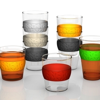Simax Set of 6 SIT Stackable Glass Cups 11oz