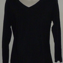 Black Long Sleeve Shirt-Ana Maternity Size XL