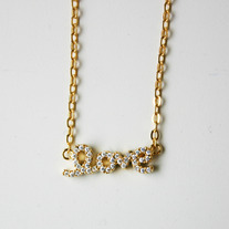 Mini Diamond Love Necklace