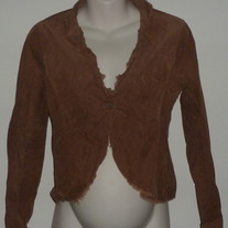 Brown Short One Button Jacket-Mimi Maternity Size Small  CLTE1